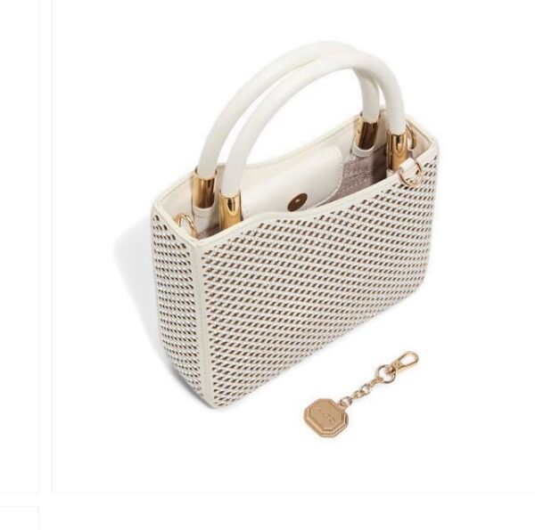 Aldo Sunsparkle Women's Top Handle Bag - Open White - Image 3