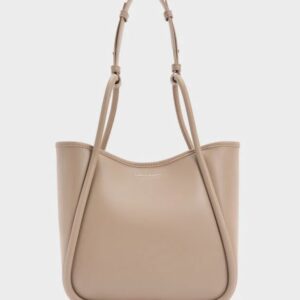 C & K Mini Lyla Tubular Tote Bag - Taupe
