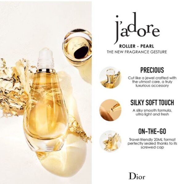 Dior J'adore Infinissime Eau De Parfum Roller Pearl 20ml - Image 2