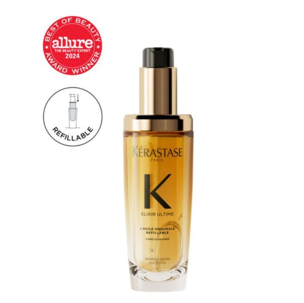 KERASTASE Elixir Oil 75ml + 75ml Refill Set - Image 7