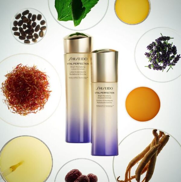 SHISEIDO Vital Perfection Emulsion Enriched 100ML (free Lotion 150ml) - Image 5