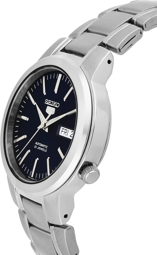 Seiko 5 Automatic Men's Silver Stainless Steel Bracelet Watch SNXS77K1 - Image 3