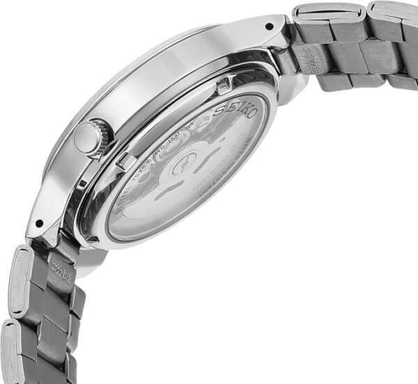 Seiko 5 Automatic Men's Silver Stainless Steel Bracelet Watch SNXS77K1 - Image 5