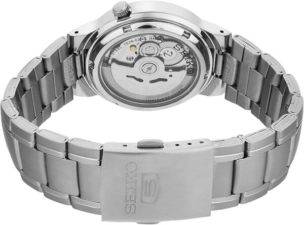 Seiko 5 Automatic Men's Silver Stainless Steel Bracelet Watch SNXS77K1 - Image 4
