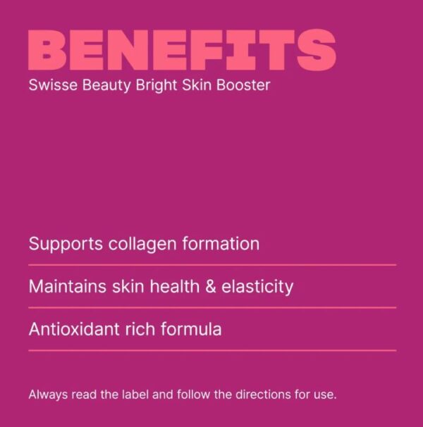 Swisse Beauty Bright Skin Booster 120 capsules - Image 4