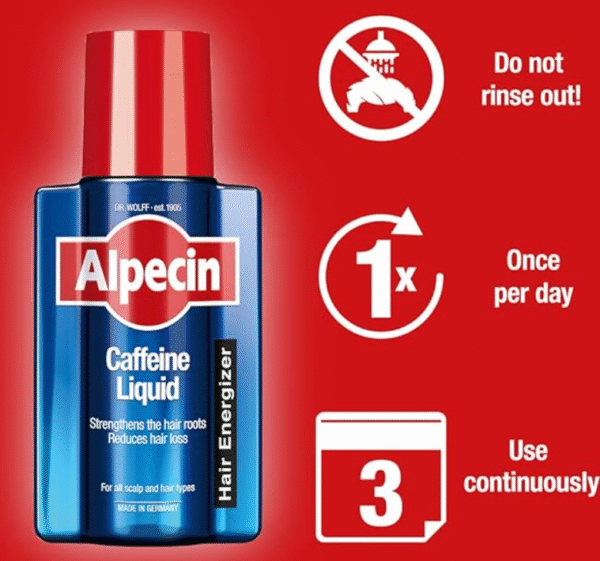 Alpecin Caffeine Liquid Hair Tonic 200ml - Image 2