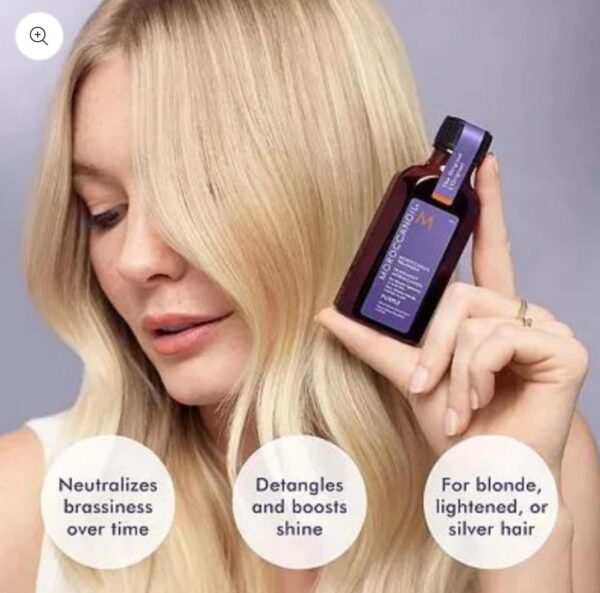 1. Moroccanoil Treatment Purple 50ml - Image 3